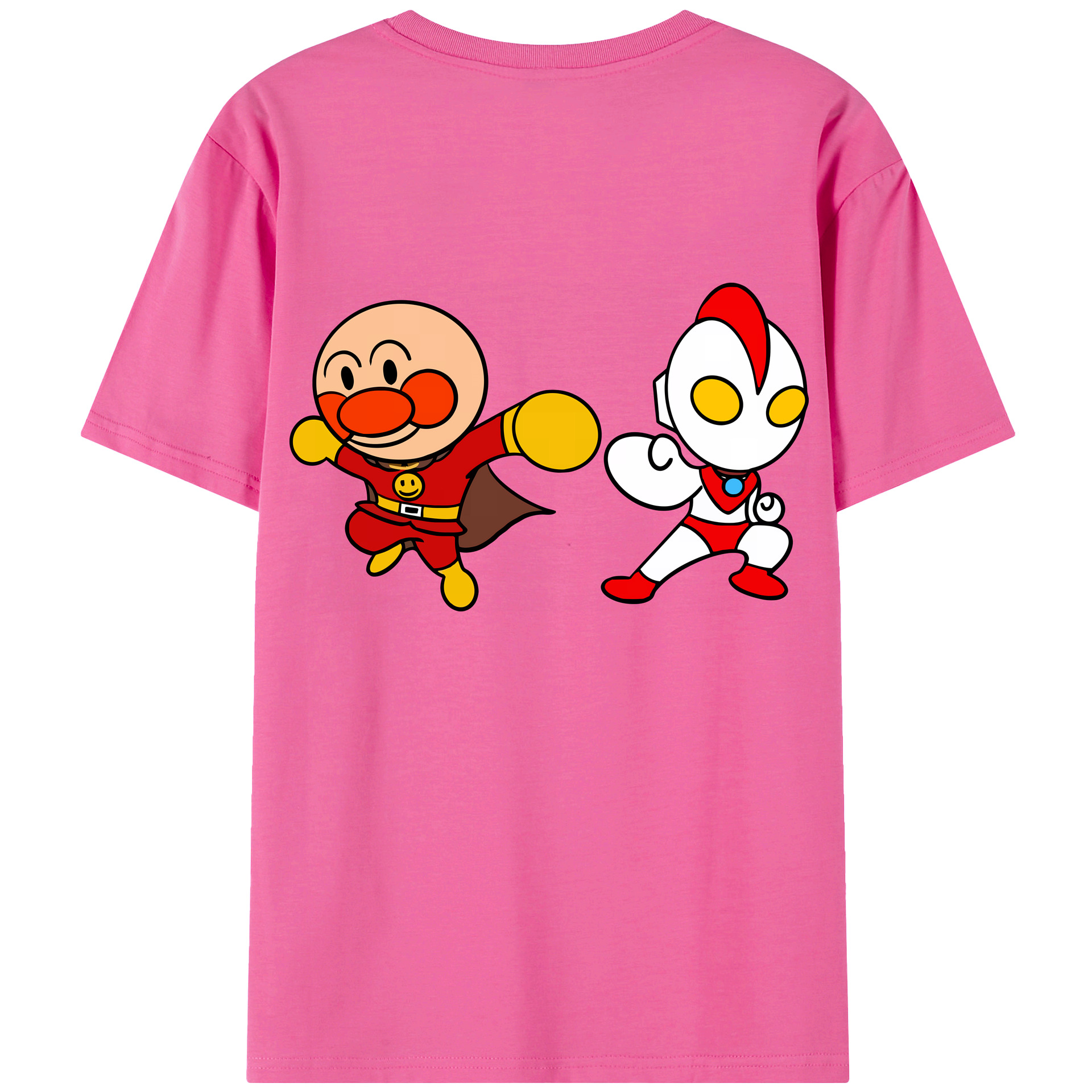 （画像用） アンパンマン Anpanman レディース半袖Tシャツ(バックプリント)